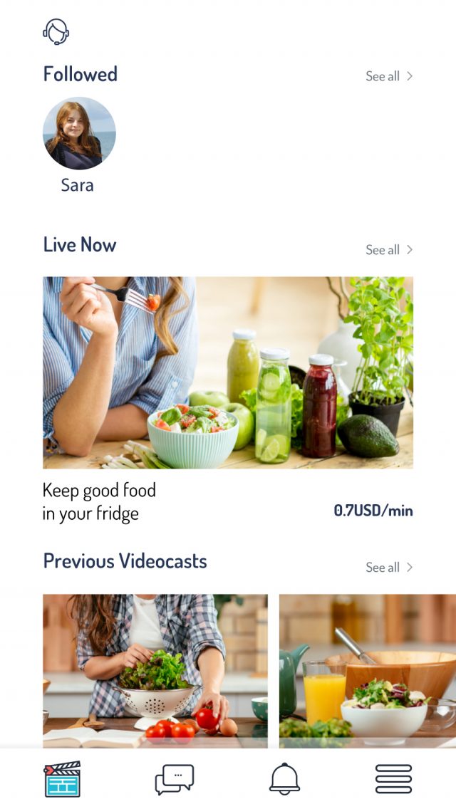 Fibler app — Earn Per View Videos screen